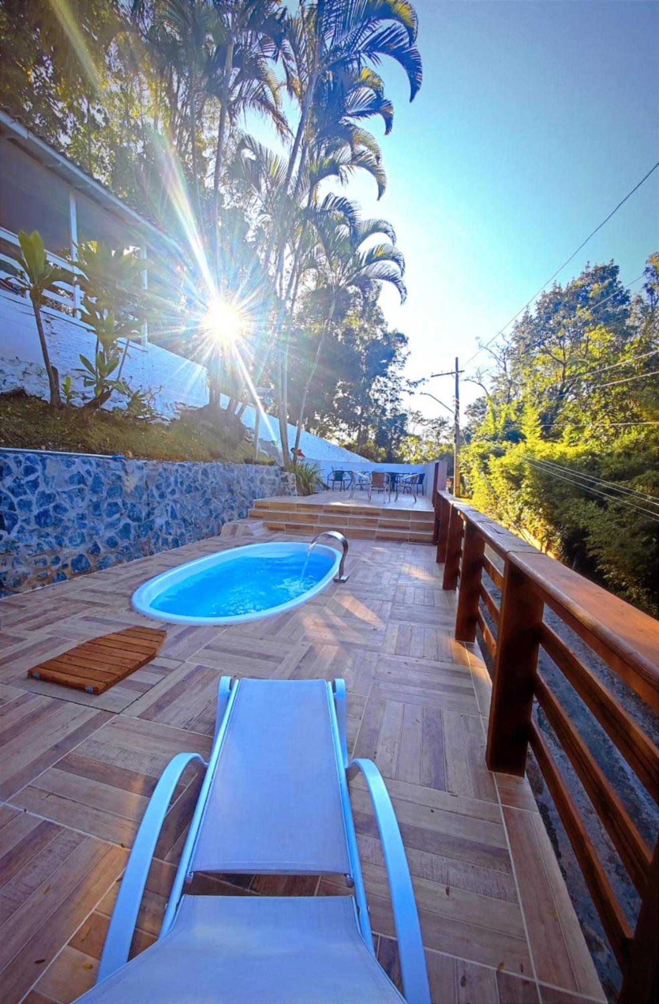 Gray House - Com Piscina Pertinho Do Mar! Villa Palhoça Buitenkant foto