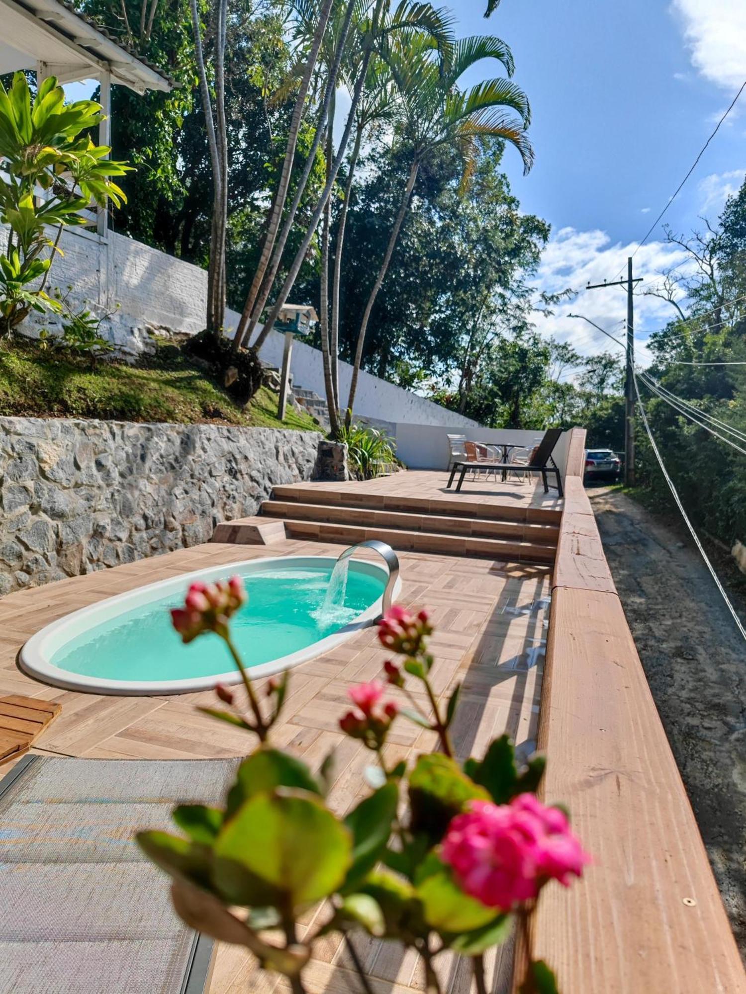 Gray House - Com Piscina Pertinho Do Mar! Villa Palhoça Buitenkant foto